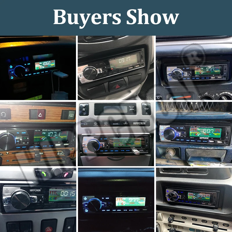 Radio de coche 1din Bluetooth Audio estéreo reproductor MP3 receptor FM 60Wx4 con Control remoto tarjeta AUX/USB/TF en Kit de tablero Radio de coche 1din Bluetooth Audio estéreo reproductor MP3 receptor FM 60Wx4 con Control remoto tarjeta AUX/USB/TF en Kit de tablero